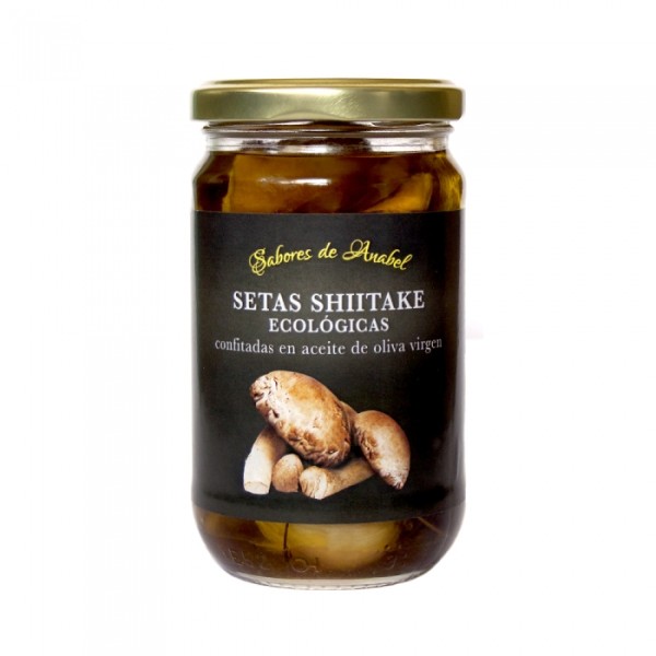 Setas Shiitake Confitadas en Aceite de Oliva 435 grs Sabores de Anabel