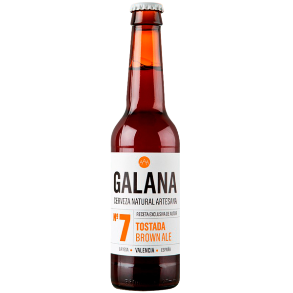 Cerveza artesana Galana 7 tostada 33cl