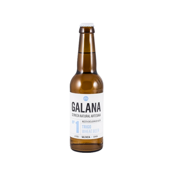 Cerveza artesana Galana 1 rubia 33cl